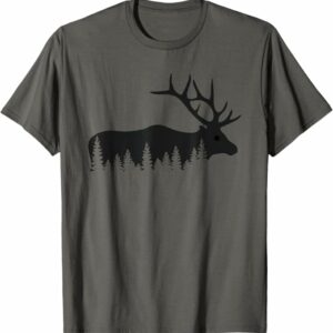 Elk Forest Silhouette T-Shirt